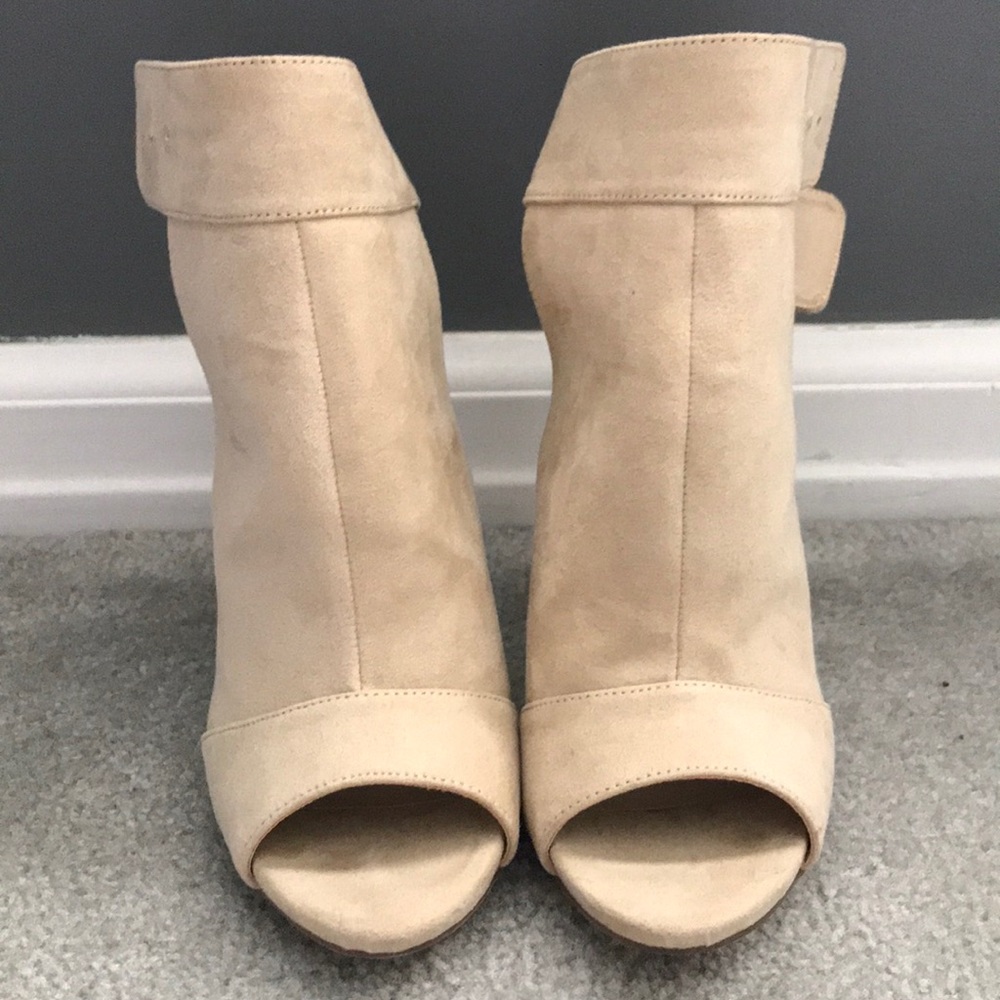 Nude high heels